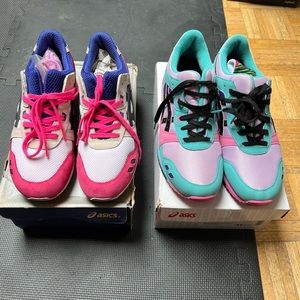 2 pair of mens Asics Gel lyte 3